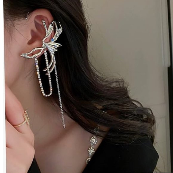clip metal Ear Cuff non pierced ear cuff Ear - Picture 1 of 5